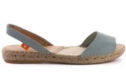 Abarca Shoes Alpargatas Yute^Menorquinas Nobuck Celeste