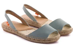Abarca Shoes Alpargatas Yute^Menorquinas Nobuck Celeste