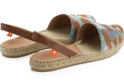 Abarca Shoes Alpargatas De Verano^Menorquinas Piel Fantasia Marron