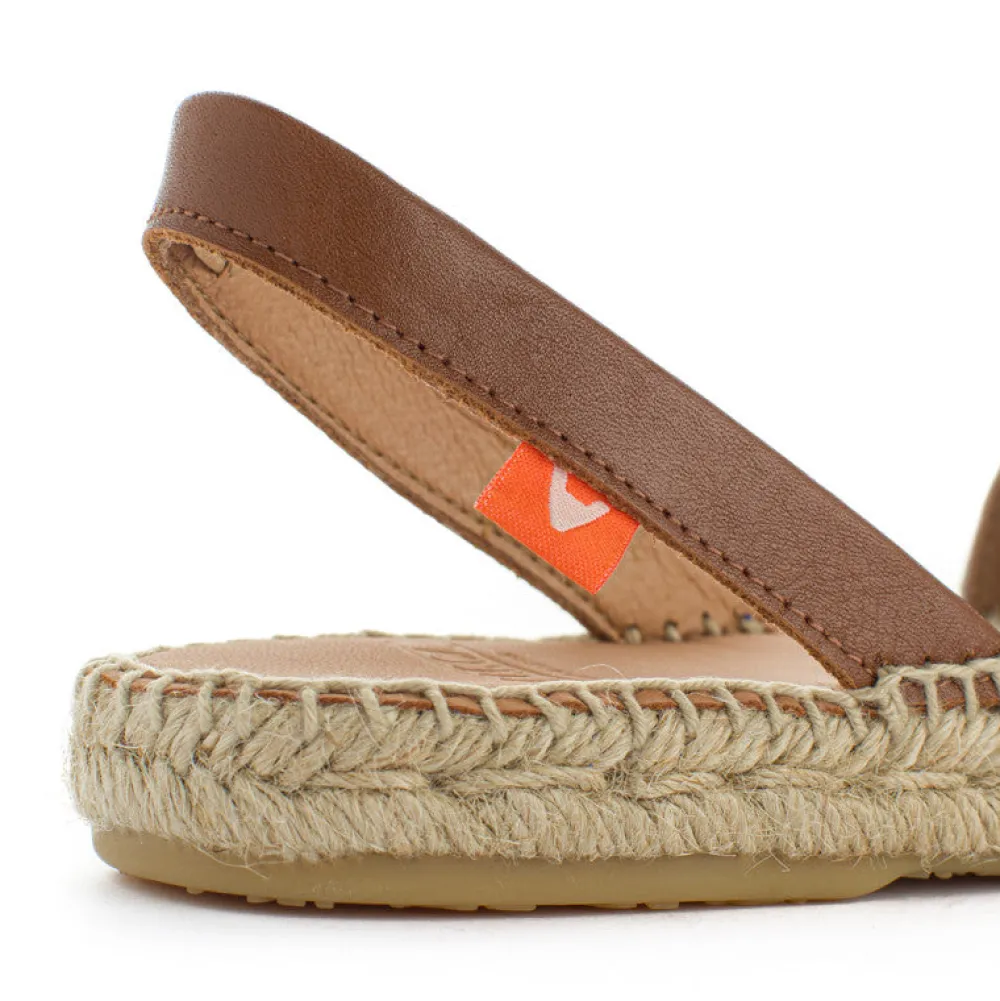 Abarca Shoes Alpargatas De Verano^Menorquinas Piel Fantasia Marron