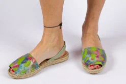 Abarca Shoes Menorquinas^Menorquinas Piel Fantasia Pistacho