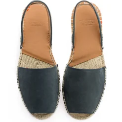 Abarca Shoes Alpargatas De Verano^Menorquinas Piel Marino