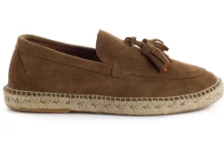 Abarca Shoes Alpargata Mocasín^Mocasín Borlas Piel Tierra