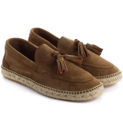 Abarca Shoes Alpargata Mocasín^Mocasín Borlas Piel Tierra