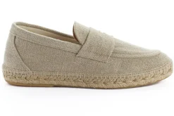 Abarca Shoes Alpargata Mocasín^Mocasín Lino Viejo Crudo