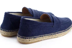 Abarca Shoes Alpargata Mocasín^Mocasín Lino Viejo Marino