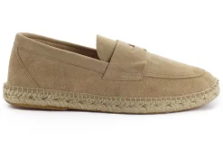 Abarca Shoes Alpargata Mocasín^Mocasín Piel Beige