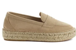 Abarca Shoes Alpargatas De Verano^Mocasín Piel Beige