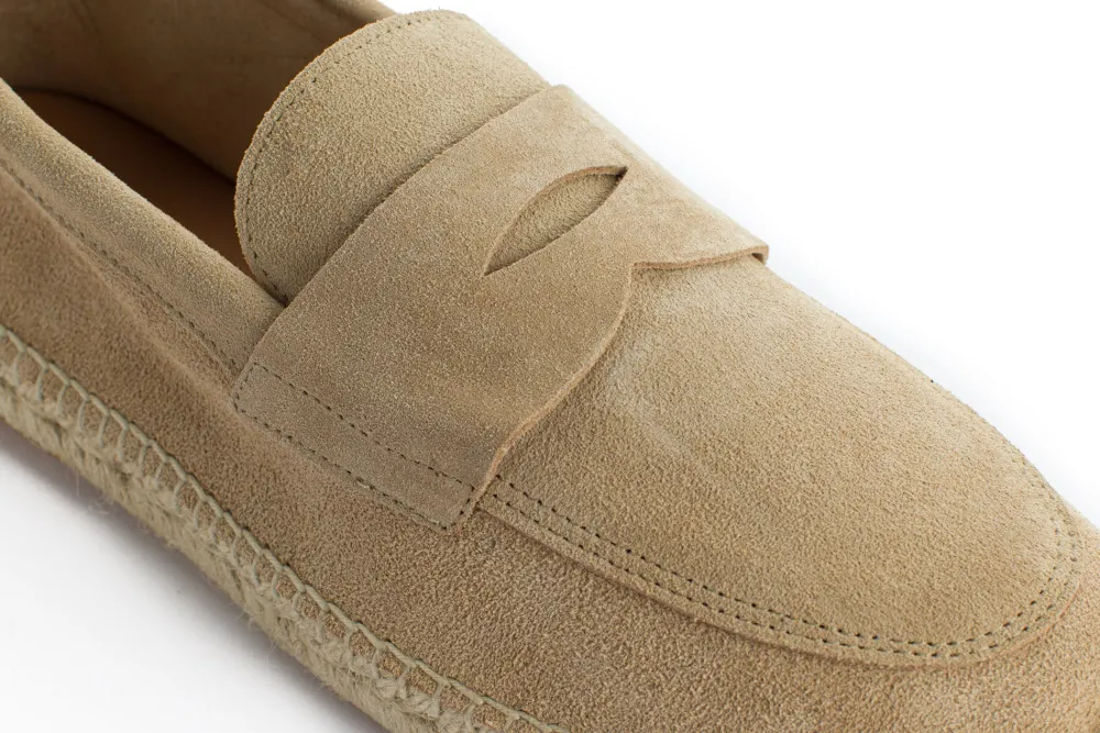 Abarca Shoes Alpargatas De Verano^Mocasín Piel Beige