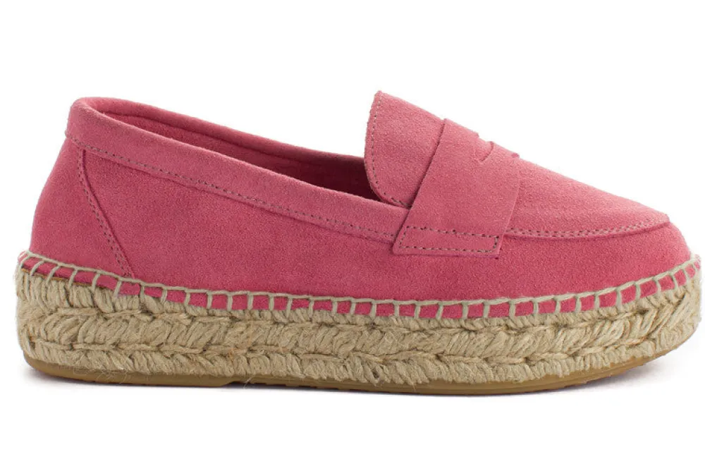 Abarca Shoes Alpargata Mocasín^Mocasín Piel Chicle