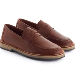Abarca Shoes Mocasínes^Mocasín Piel Encerado Roble
