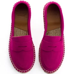 Abarca Shoes Alpargata Mocasín^Mocasín Piel Fucsia