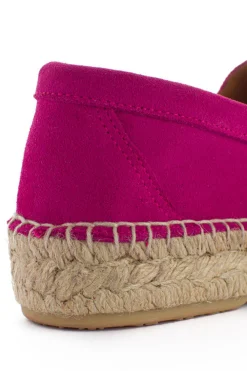 Abarca Shoes Alpargata Mocasín^Mocasín Piel Fucsia