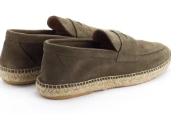 Abarca Shoes Alpargata Mocasín^Mocasín Piel Kaki 19