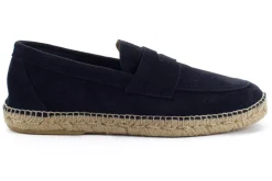 Abarca Shoes Alpargatas De Verano^Mocasín Piel Marino