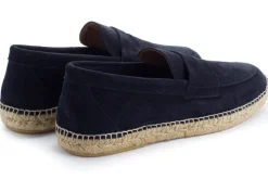 Abarca Shoes Alpargatas De Verano^Mocasín Piel Marino