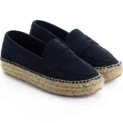 Abarca Shoes Alpargata Mocasín^Mocasín Piel Marino 312