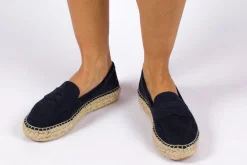 Abarca Shoes Alpargata Mocasín^Mocasín Piel Marino 312