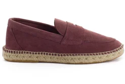 Abarca Shoes Alpargatas De Verano^Mocasín Piel Morado