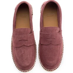 Abarca Shoes Alpargatas De Verano^Mocasín Piel Morado