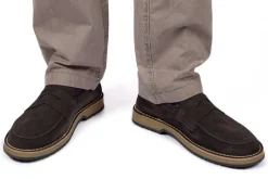 Abarca Shoes Zapatos De Piel^Mocasín Piel Serraje Gris