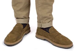 Abarca Shoes Mocasínes^Mocasín Piel Serraje Militar