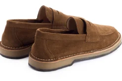 Abarca Shoes Mocasínes^Mocasín Piel Serraje Tierra