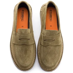 Abarca Shoes Mocasínes^Mocasín Piel Serraje Verde