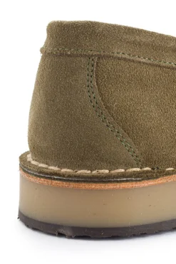 Abarca Shoes Mocasínes^Mocasín Piel Serraje Verde