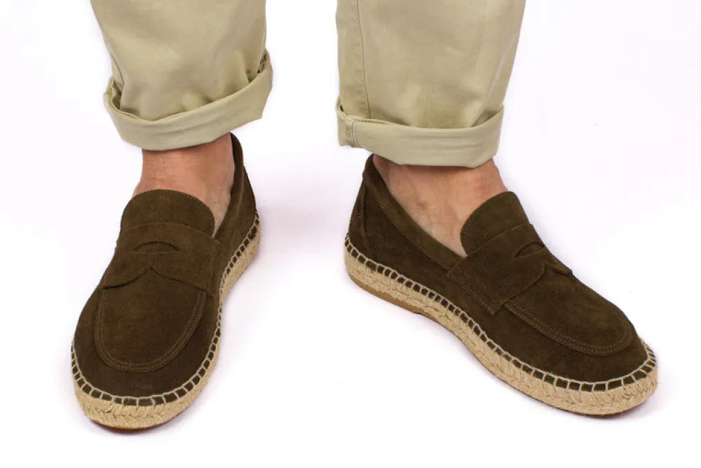 Abarca Shoes Alpargatas De Verano^Mocasín Piel Testa