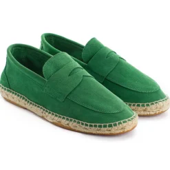 Abarca Shoes Alpargatas De Verano^Mocasín Piel Verde