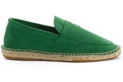 Abarca Shoes Alpargata Mocasín^Mocasín Piel Verde