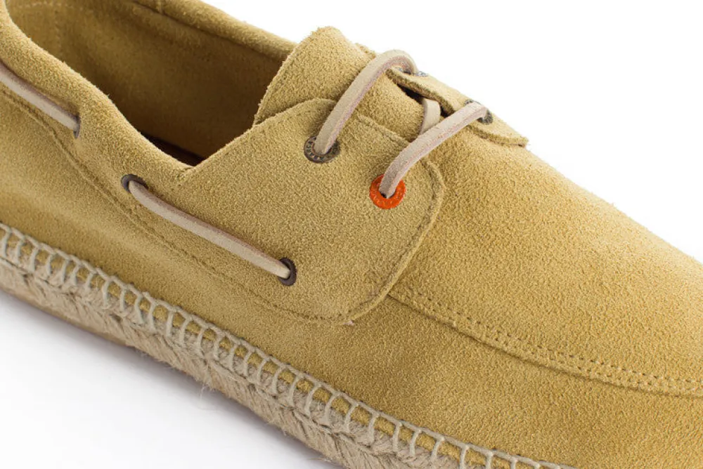Abarca Shoes Alpargatas De Verano^Nautico Piel Beige 17