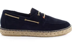 Abarca Shoes Alpargatas De Verano^Nautico Piel Marino