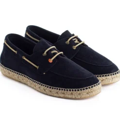 Abarca Shoes Alpargatas Náuticas^Nautico Piel Marino