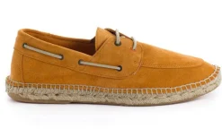 Abarca Shoes Alpargatas Náuticas^Nautico Piel Orange