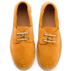 Abarca Shoes Alpargatas Náuticas^Nautico Piel Orange