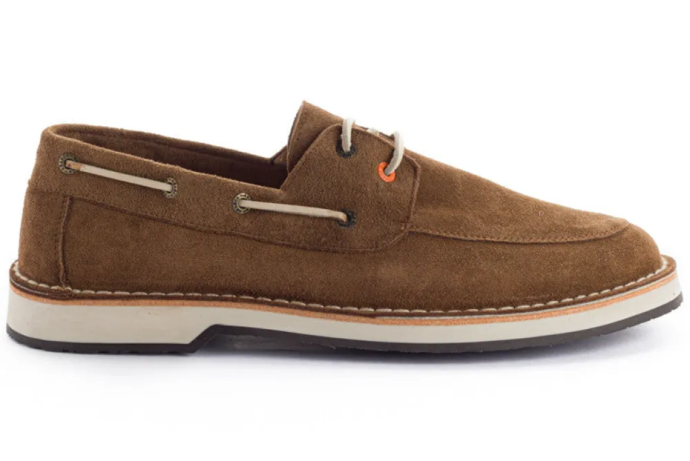 Abarca Shoes Nauticos^Nautico Piel Serraje Tierra