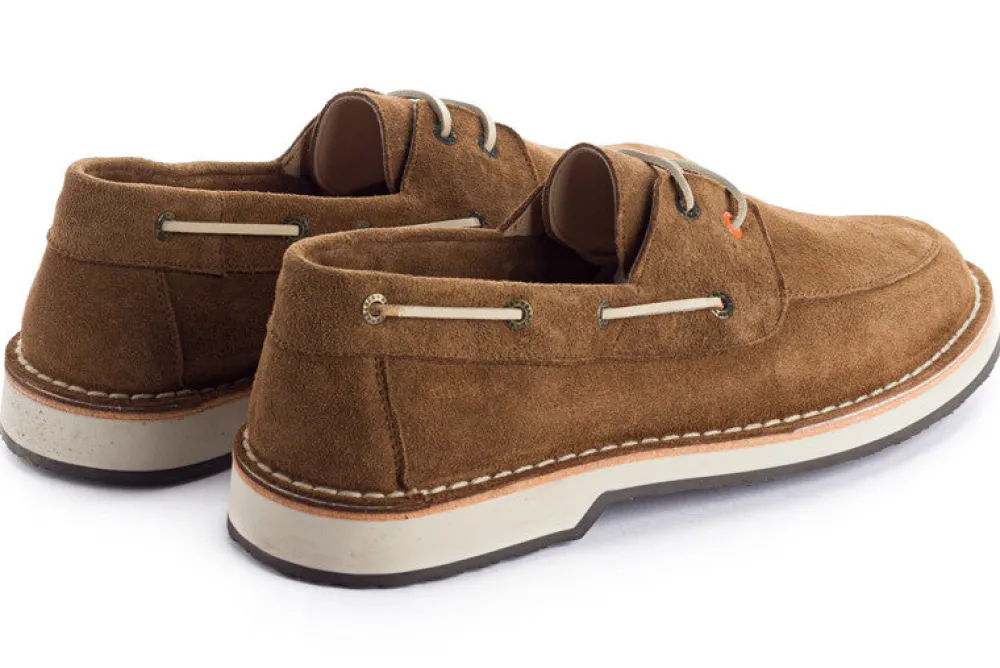 Abarca Shoes Nauticos^Nautico Piel Serraje Tierra