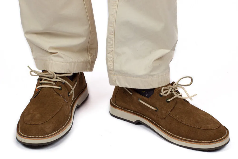 Abarca Shoes Nauticos^Nautico Piel Serraje Tierra