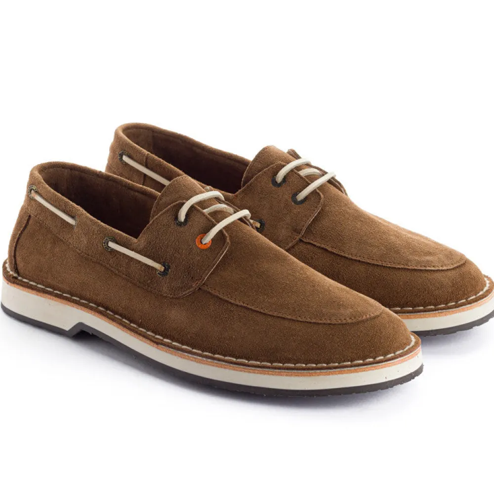Abarca Shoes Zapatos De Piel^Nautico Piel Serraje Tierra