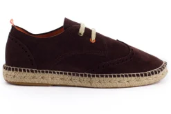 Abarca Shoes Alpargatas De Verano^Oxford Piel Chocolate 438