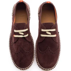 Abarca Shoes Alpargatas Oxford^Oxford Piel Chocolate 438