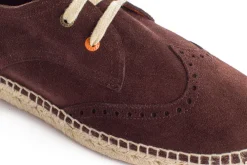 Abarca Shoes Alpargatas Oxford^Oxford Piel Chocolate 438