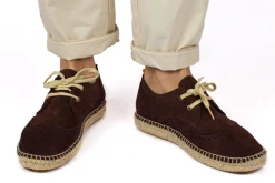 Abarca Shoes Alpargatas Oxford^Oxford Piel Chocolate 438