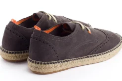Abarca Shoes Alpargatas Oxford^Oxford Piel Gris 870
