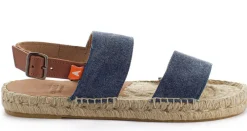 Abarca Shoes Sandalias Yute^Pascale Domine Marino Sandalias De Yute