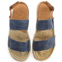 Abarca Shoes Sandalias Yute^Pascale Domine Marino Sandalias De Yute