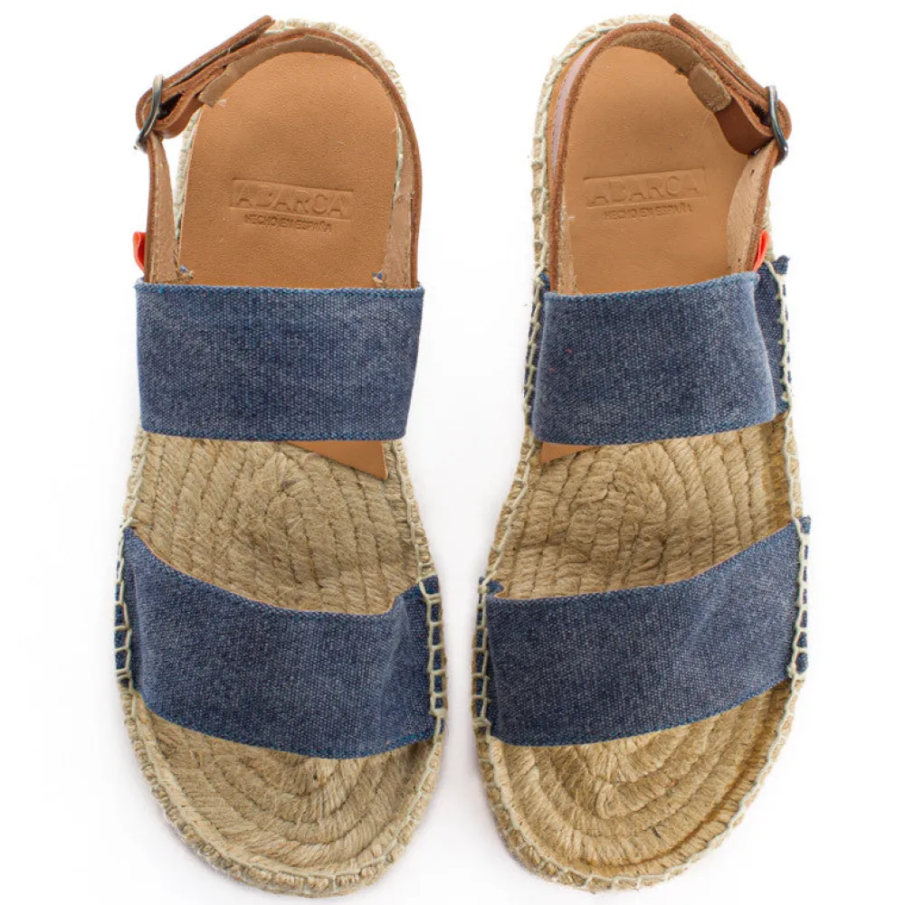 Abarca Shoes Sandalias Yute^Pascale Domine Marino Sandalias De Yute