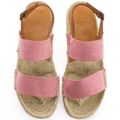 Abarca Shoes Sandalias Yute^Pascale Domine Rojo Sandalias De Yute